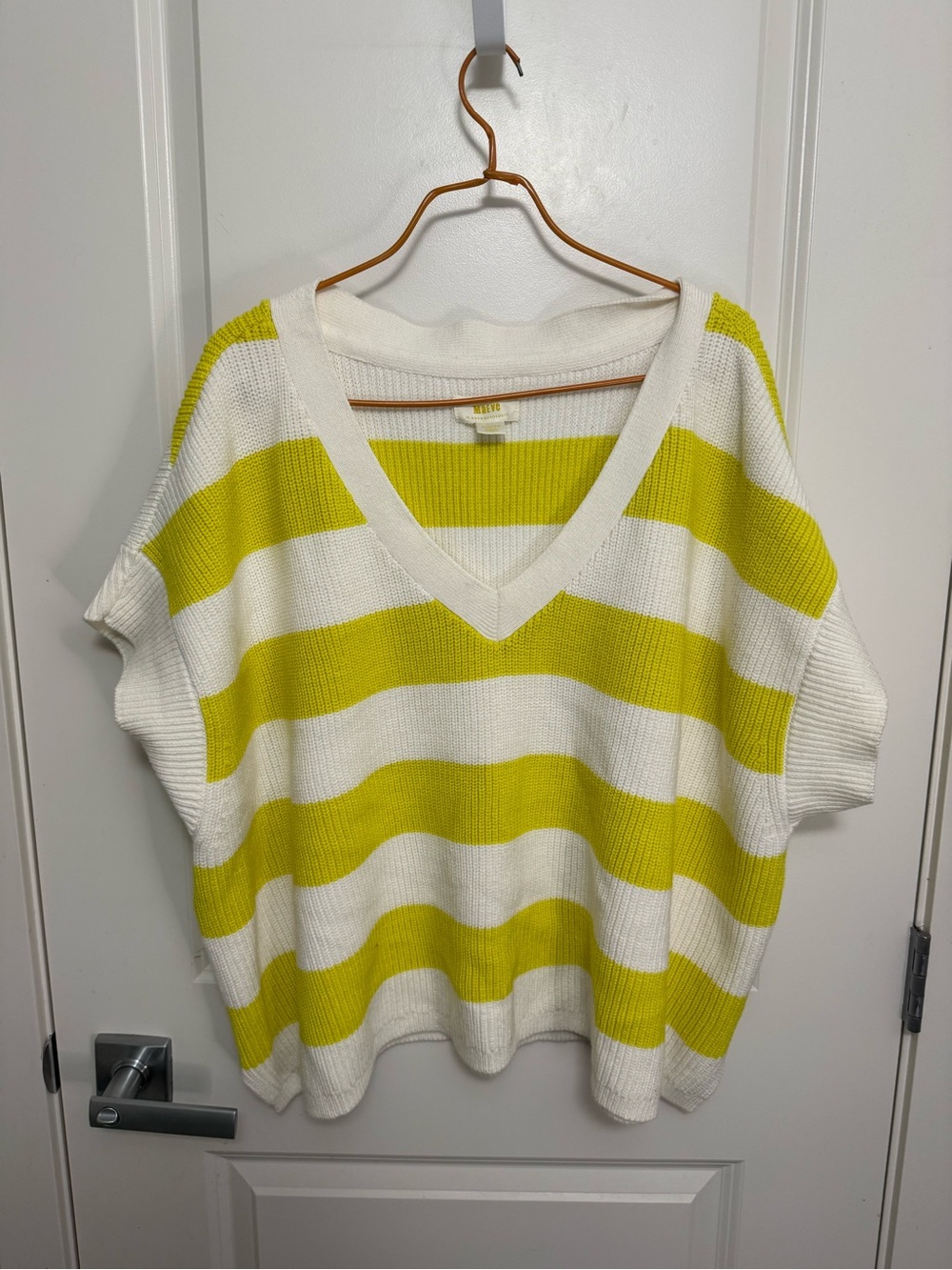 Maeve by Anthropologie Women's Oversized Knit Sweater Vest in size M